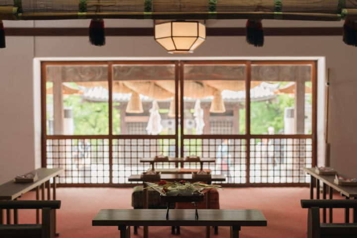 阿智神社でのご結婚式